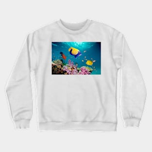 Tropical reef fish (C007/1056) Crewneck Sweatshirt